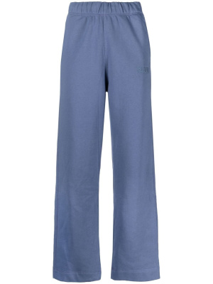 

Logo-embroidered track pants, GANNI Logo-embroidered track pants