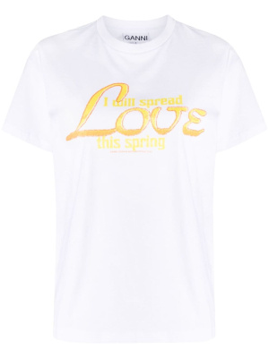 

Love short-sleeve T-shirt, GANNI Love short-sleeve T-shirt