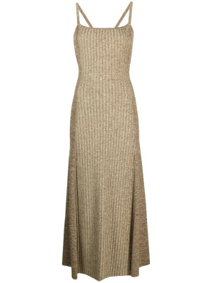 

Ribbed-knit midi dress, GANNI Ribbed-knit midi dress