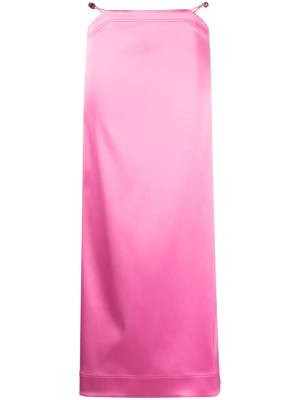 

Bead-detailing satin maxi skirt, GANNI Bead-detailing satin maxi skirt