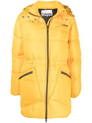 

Padded hooded coat, GANNI Padded hooded coat