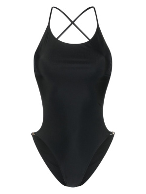 

Open-back one-piece swimsuit, GANNI Open-back one-piece swimsuit