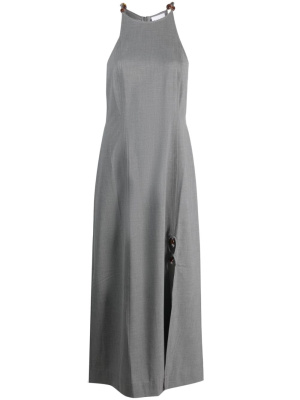 

Beaded halterneck midi dress, GANNI Beaded halterneck midi dress