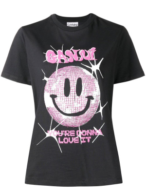 

Basic Smiley T-shirt, GANNI Basic Smiley T-shirt
