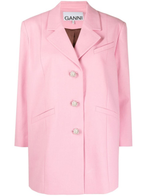 

Port Royale single-breasted blazer, GANNI Port Royale single-breasted blazer