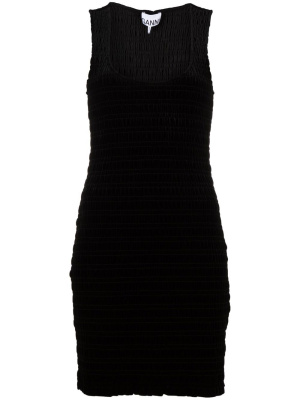 

Scoop-neck sleeveless dress, GANNI Scoop-neck sleeveless dress