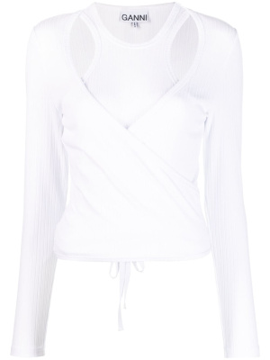 

Cut-out detail top, GANNI Cut-out detail top