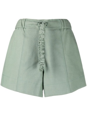 

Drawstring suiting shorts, GANNI Drawstring suiting shorts