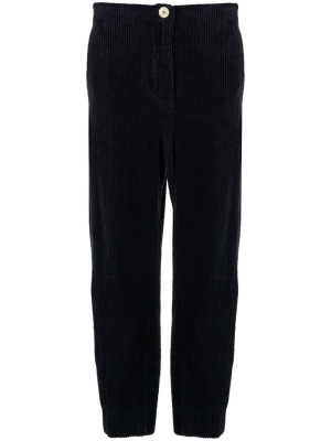 

Corduroy tapered trousers, GANNI Corduroy tapered trousers