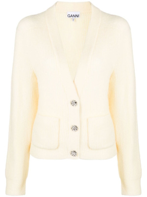 

V-neck cardigan, GANNI V-neck cardigan