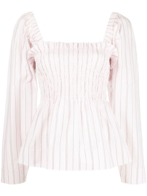 

Striped smock top, GANNI Striped smock top