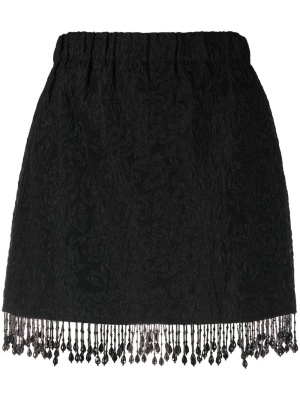 

Fringed jacquard skirt, GANNI Fringed jacquard skirt