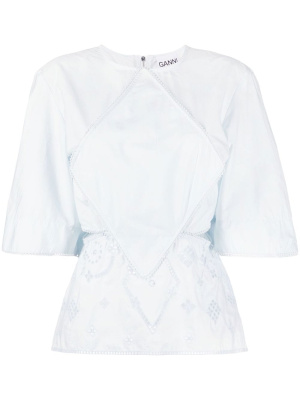 

Broderie anglaise T-shirt, GANNI Broderie anglaise T-shirt