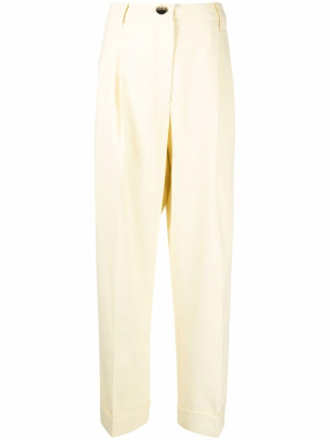 

High-rise tailored trousers, GANNI High-rise tailored trousers