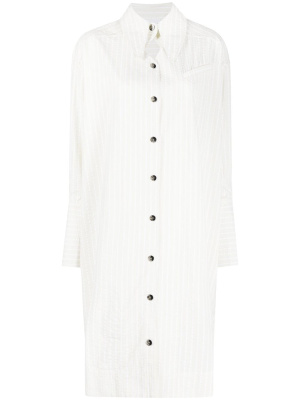 

Long sleeve shirt dress, GANNI Long sleeve shirt dress