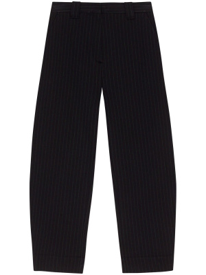 

Tapered pinstripe trousers, GANNI Tapered pinstripe trousers