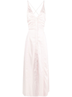 

Cut-out halterneck dress, GANNI Cut-out halterneck dress