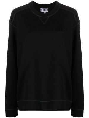

Isoli drop-shoulder sweatshirt, GANNI Isoli drop-shoulder sweatshirt