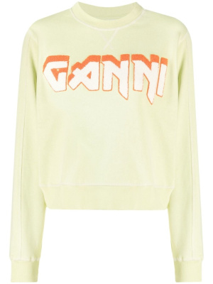 

Isoli Rock crew neck sweatshirt, GANNI Isoli Rock crew neck sweatshirt