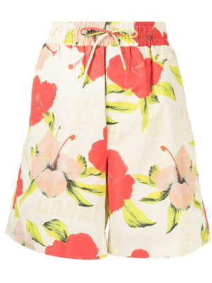 

Hawaii floral-print shorts, GANNI Hawaii floral-print shorts