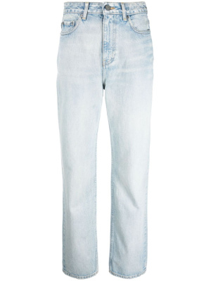 

Straight-leg high-rise jeans, GANNI Straight-leg high-rise jeans