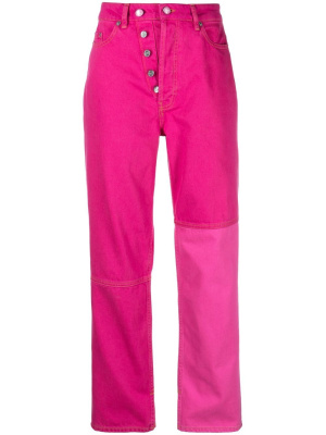

High-rise straight-leg jeans, GANNI High-rise straight-leg jeans