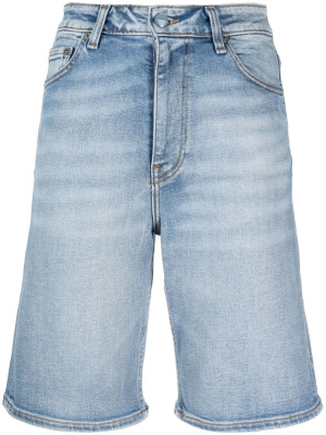 

High-rise denim shorts, GANNI High-rise denim shorts