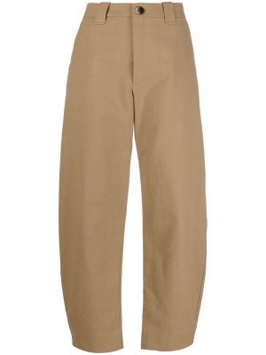 

Cropped tailored trousers, GANNI Cropped tailored trousers