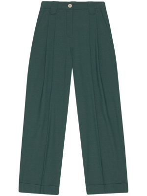 

Pleat-detail trousers, GANNI Pleat-detail trousers