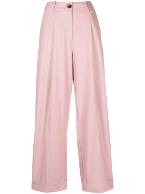 

Pleated wide-leg trousers, GANNI Pleated wide-leg trousers