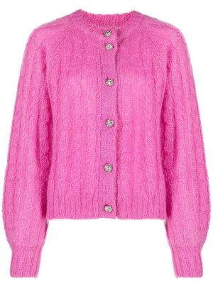 

Cable-knit cardigan, GANNI Cable-knit cardigan