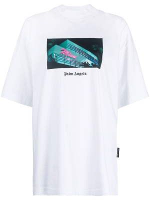 

Miami graphic-print T-shirt, Palm Angels Miami graphic-print T-shirt