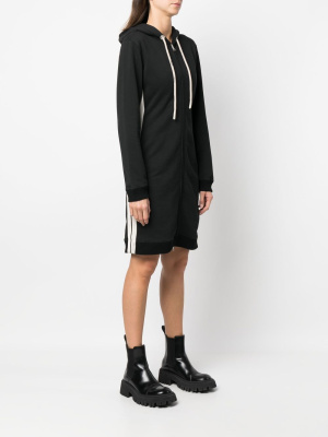 

Drawstring hooded dress, Palm Angels Drawstring hooded dress