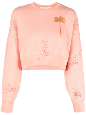 

PXP Palm Tree-print sweatshirt, Palm Angels PXP Palm Tree-print sweatshirt