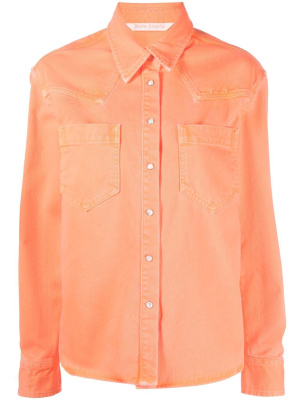 

Press stud denim shirt, Palm Angels Press stud denim shirt