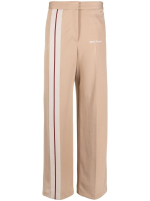 

Logo-print leg trousers, Palm Angels Logo-print leg trousers