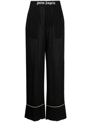 

Soireé logo-waist trousers, Palm Angels Soireé logo-waist trousers