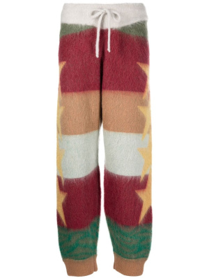 

Star-motif knitted sweatpants, Palm Angels Star-motif knitted sweatpants