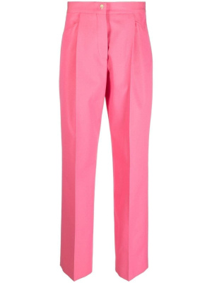 

Pressed-crease tailored wide-leg trousers, Palm Angels Pressed-crease tailored wide-leg trousers