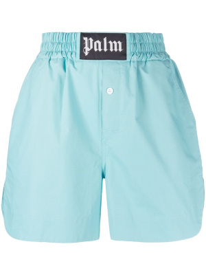 

Logo-patch track shorts, Palm Angels Logo-patch track shorts