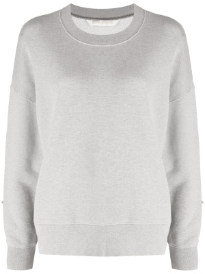 

Logo-print star-patch cotton sweatshirt, Palm Angels Logo-print star-patch cotton sweatshirt