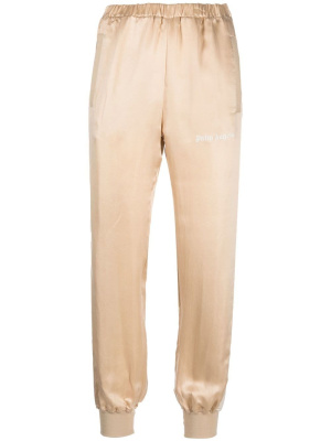 

Logo-print satin track pants, Palm Angels Logo-print satin track pants