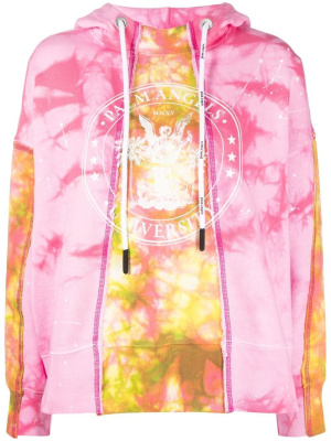 

Tie-dye print cotton hoodie, Palm Angels Tie-dye print cotton hoodie