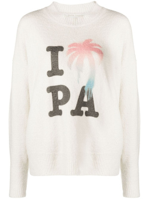 

I Love PA knitted jumper, Palm Angels I Love PA knitted jumper