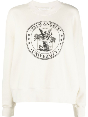 

College Classic crewneck sweatshirt, Palm Angels College Classic crewneck sweatshirt