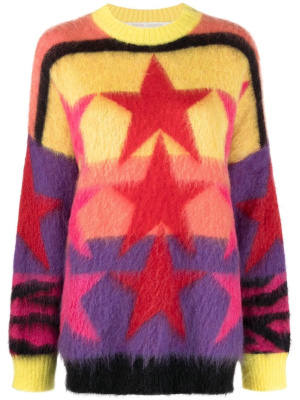 

Star-intarsia jumper, Palm Angels Star-intarsia jumper