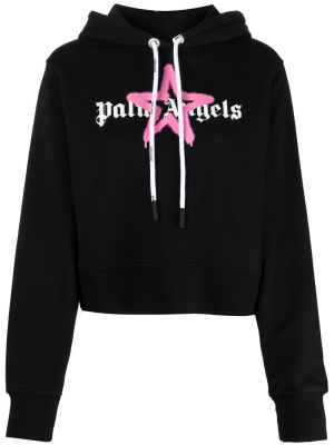 

Logo-print hoodie, Palm Angels Logo-print hoodie