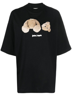 

Logo-print short-sleeve T-shirt, Palm Angels Logo-print short-sleeve T-shirt