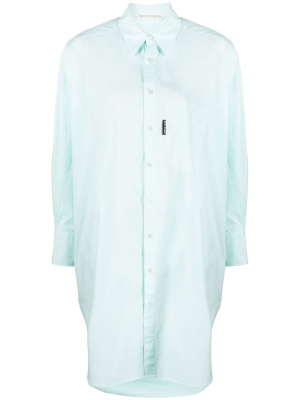 

Oversize cotton shirt dress, Palm Angels Oversize cotton shirt dress