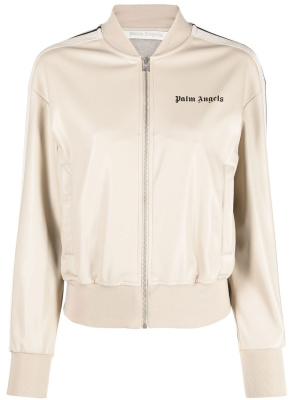 

Leather-effect track jacket, Palm Angels Leather-effect track jacket